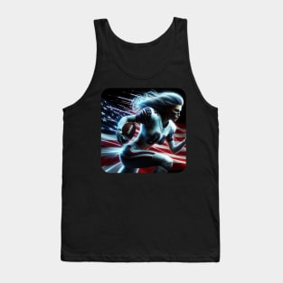 American Woman NFL Football Player #11 Tank Top